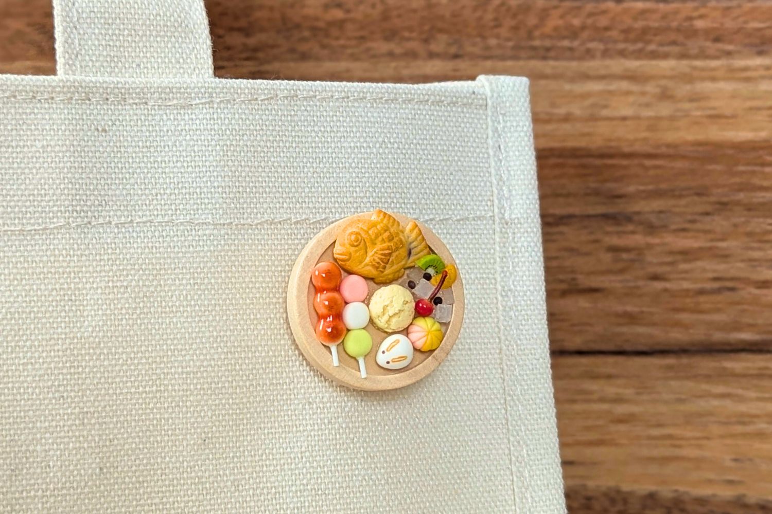 【ブローチ】和菓子づくし